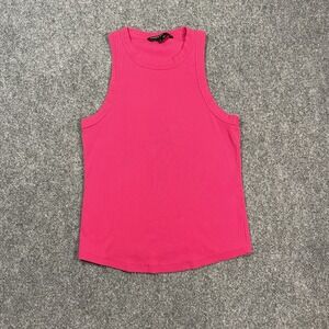 Veronica Beard Jordyn Tank Top Size  Medium Ribbed Pullover Tank Racerback